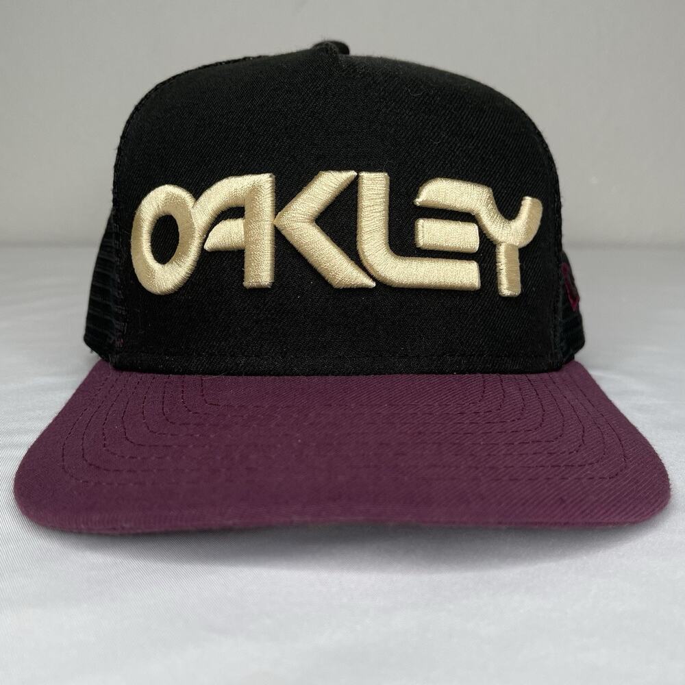 Oakley Factory Pilot 9FIFTY Snapback Hat Purple Night Mesh Cap